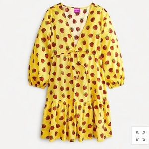 Edie Parker x J Crew Strawberry 🍓 Cover-Up Dress
